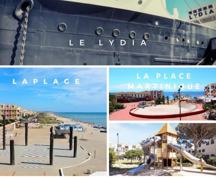 Superbe Studio Renove Avec Piscine Et Vue Marina Le Barcarès Exteriér fotografie