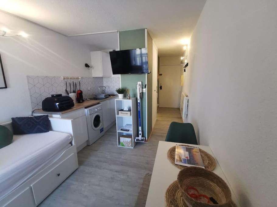 Superbe Studio Renove Avec Piscine Et Vue Marina Le Barcarès Exteriér fotografie