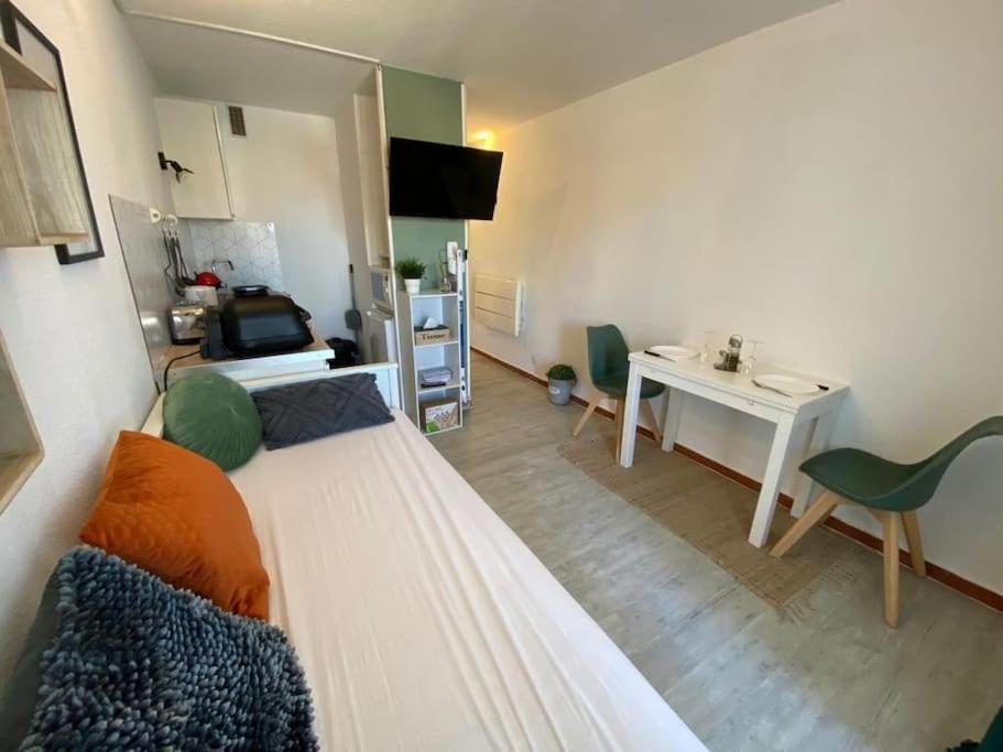 Superbe Studio Renove Avec Piscine Et Vue Marina Le Barcarès Exteriér fotografie
